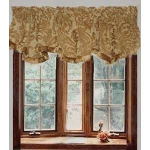  JC Penney Jacquard Chenille Valance Mirage Gold: Home 