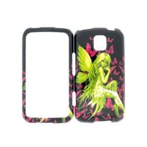 LG Optimus M Crystal Cover Case Green Fairy For MetroPCS MS690 [Retail 