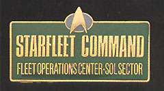Star Trek: TNG Starfleet Command Sol Sector Green Pin  