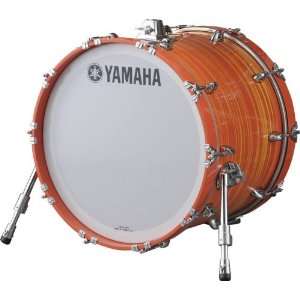  Yamaha Club Custom Bass Drum With Mount 20X15 Swirl Orange 