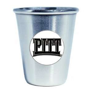   Stainless Steel Glass   Pittsburgh Panthers: Sports & Outdoors