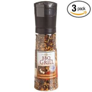 Dean Jacobs BBQ Grill, 7 Ounce Extra Large Grinders (Pack of 3 
