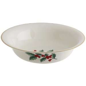  Pickard Holly Fine China Round Vegetable Bowl 9 3/8 