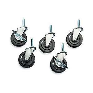  Industrial Casters Set of 5   Improvements