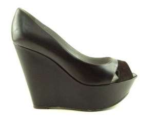 SERGIO ROSSI AZ5929 Brown Womens Shoes Wedges EUR 40  