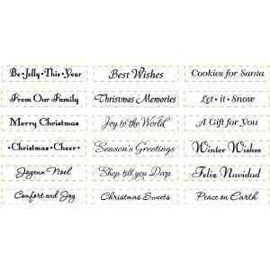  JustRite Stampers Mini Stamp, Christmas   898535 Patio 