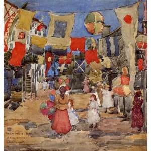 Hand Made Oil Reproduction   Maurice Brazil Prendergast   32 x 34 