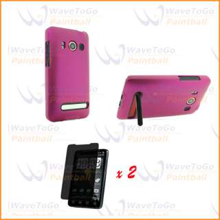   Case Cover 2 Privacy Screen Protector HTC Sprint Evo 4G 5540  
