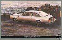 1979 BUICK CENTURY TURBO COUPE Car Dealer Postcard NOS  