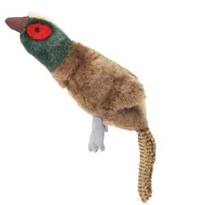   16 1/2 Inch Plush Squawk Flock Dog Toy, Pheasant: Pet Supplies