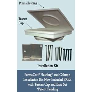  Square, 8 Non tapered Base & Capital Set: Home 