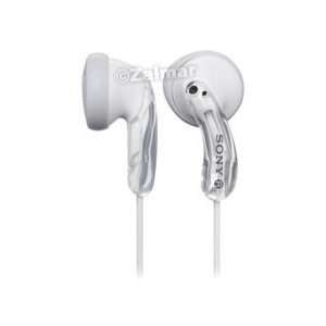 Sony Lightweight Earbud Style Stereo Headphones in White (Model# MDR 