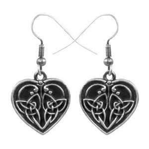  Celtic Heart Earrings Collectible Jewelry Accessory Dangle 