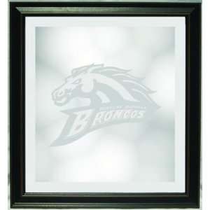  Western Michigan Broncos 20 x 18.5 Framed Wall Mirror 