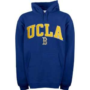  UCLA Bruins Royal Acid Washed Mascot Hooded Sweatshirt 