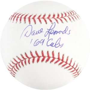  Dave Lemonds Autographed Baseball  Details 69 Cubs 