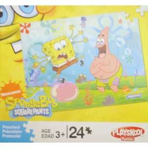   Nick Spongebob Squarepants 24 Piece Mr. Bubble Puzzle: Toys & Games
