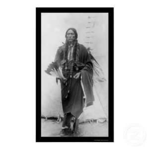 Quanah Parker, Comanche Indian Chief 1909 Poster 