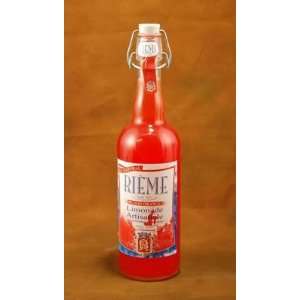 Rieme, Blood Orange Sparkling Lemonade, 24.5 Ounce Bottle