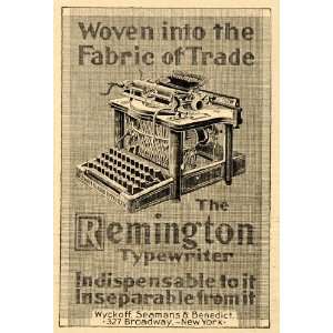   Remington Typewriter Typist   Original Print Ad