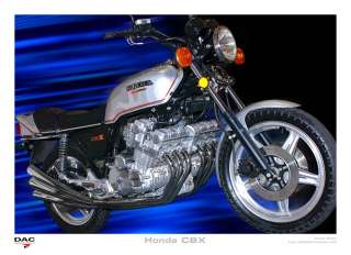 Honda CBX 1000 Motorcycle Poster   Print  