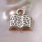 30pcs Antique Silver Book Charms CC0429 Free Shipping  