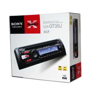 Sony CDX GT35U Car Radio CD/MP3/USB Stereo Player NEW 027242816602 