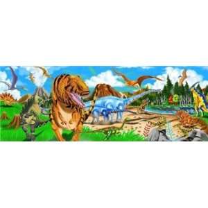   : Prehistoric Dinosaurs Floor Puzzle by Melissa & Doug: Toys & Games