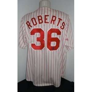 Robin Roberts Autographed Jersey   HOF 76 286 W   Autographed MLB 