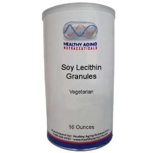 Healthy Aging Nutraceuticals Soy Lecithin Vegetarian Granules 16 
