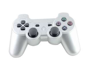 Silver 6AXIS Wireless Bluetooth Controller for Sony PS3  