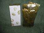 100 gold butterfly choc candy lollipop cellophane bags