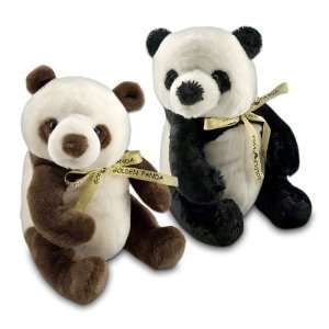    Golden Panda Black and White Plush Bear 10 Arts, Crafts & Sewing