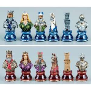  Fame Medieval Times 3.25 Chessmen Toys & Games