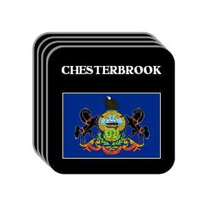 US State Flag   CHESTERBROOK, Pennsylvania (PA) Set of 4 Mini Mousepad 