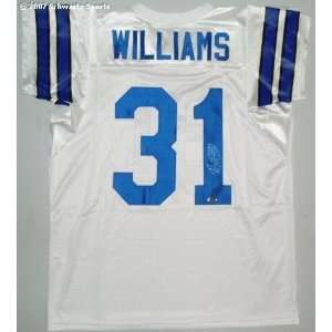  Roy Williams Signed White Custom Jersey: Sports & Outdoors