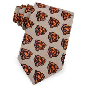  Boys Chicago Bears Silk Tie by NFL in Gold: Sports 