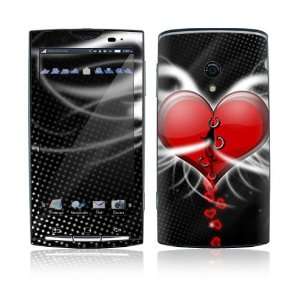  Sony Ericsson Xperia X10 Decal Skin   Devil Heart 