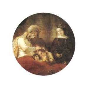   Rembrandt Jacob Blessing the Sons of Joseph Big Pin 