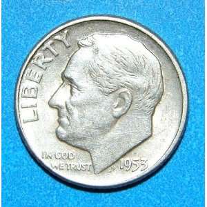  1953 Roosevelt Silver Dime MS Condition 