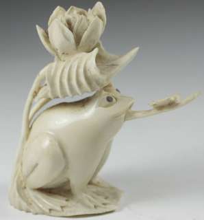 FINELY CARVED CHINESE ANTIQUE OX BONE SNUFF BOTT,ca1900  