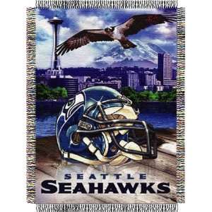  Seattle Seahawks NFL Woven Tapestry Throw: Sports 
