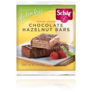  Schar Chocolate Hazlenut Bars Gluten Free 3.7 oz. Health 