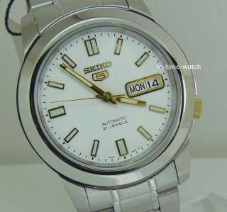 SEIKO 5 AUTOMATIC MEN STAINLESS STEEL SNKK07 WR30m NEW USA SELLER 