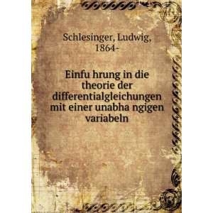   mit einer unabhaÌ?ngigen variabeln Ludwig, 1864  Schlesinger Books