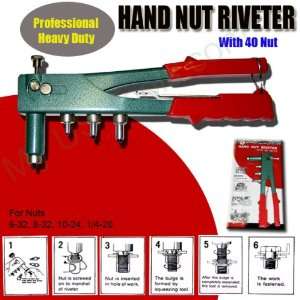  Professional Hand Riveter Nut Tool Kit: Home Improvement