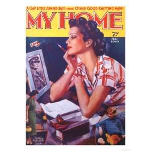  My Home, Portraits Magazine, UK, 1940 Giclee Poster Print 