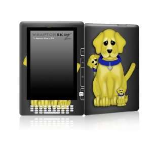  Kindle DX   Puppy Dogs on Black by WraptorSkinz 