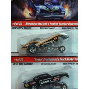   Diecast Dragster Cuda Snake   Corvette Mongoose 1:64 Scale Collector