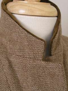   Equestrian Blazer Brown Tweed Horse Buttons Lambs Wool 12 NWOT  